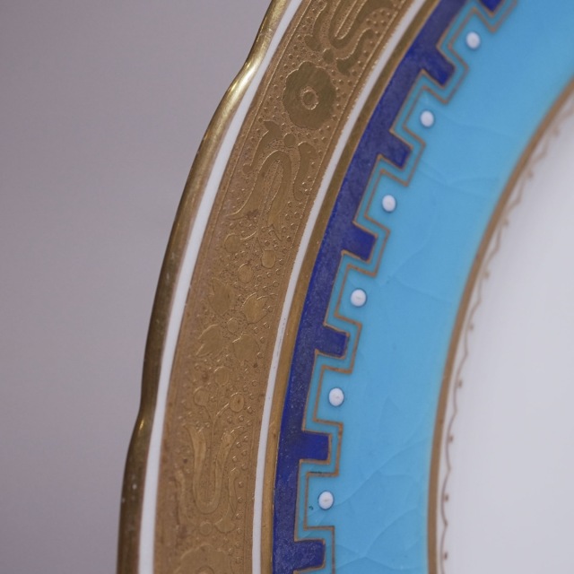 イギリス 1850年代 磁器 Minton ミントン 花紋プレート ECJPTD0057