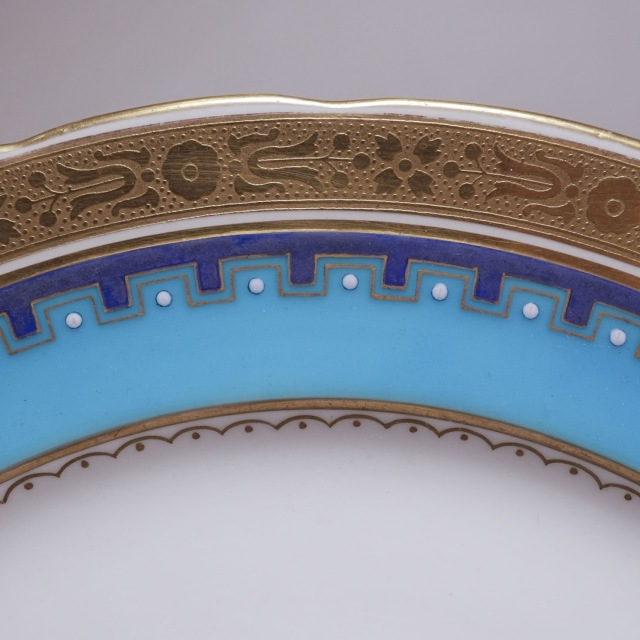 イギリス 1850年代 磁器 Minton ミントン 花紋プレート ECJPTD0057