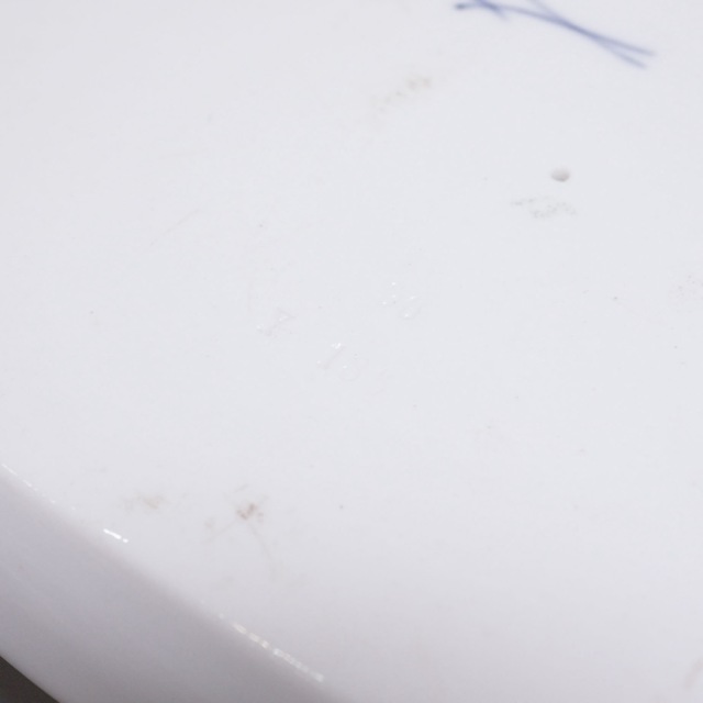 ドイツ 1880年代 磁器 MEISSEN マイセン スミレ紋インク壺 ECJPTD0059