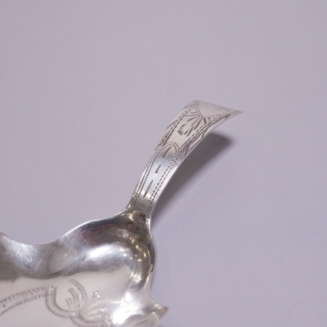 イギリス 1800年代 シルバー ティーキャディスプーン ECJPTD0064