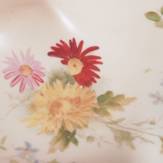 イギリス 1900年代 磁器 Royal Worcester ロイヤルウースター 菓子皿 ECJPTD0073