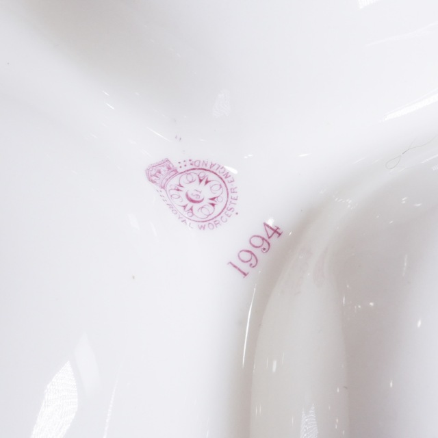 イギリス 1900年代 磁器 Royal Worcester ロイヤルウースター 菓子皿 ECJPTD0073