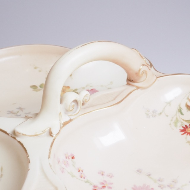 イギリス 1900年代 磁器 Royal Worcester ロイヤルウースター 菓子皿 ECJPTD0073