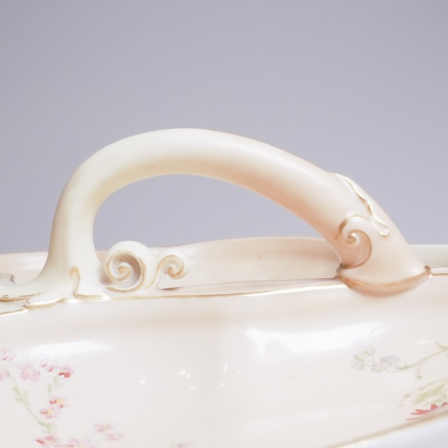イギリス 1900年代 磁器 Royal Worcester ロイヤルウースター 菓子皿 ECJPTD0073