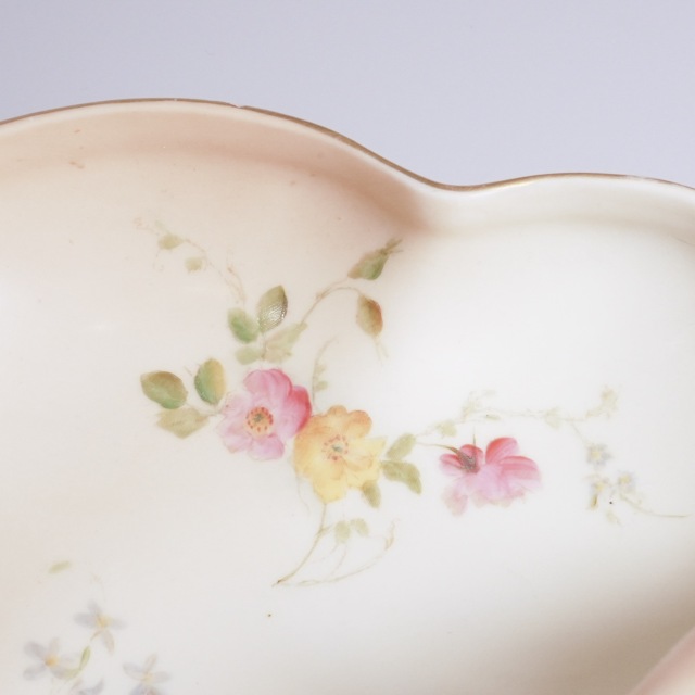 イギリス 1900年代 磁器 Royal Worcester ロイヤルウースター 菓子皿 ECJPTD0073