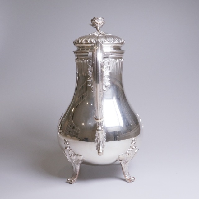 フランス 1880年代 シルバー 純銀製フランスコーヒーポット