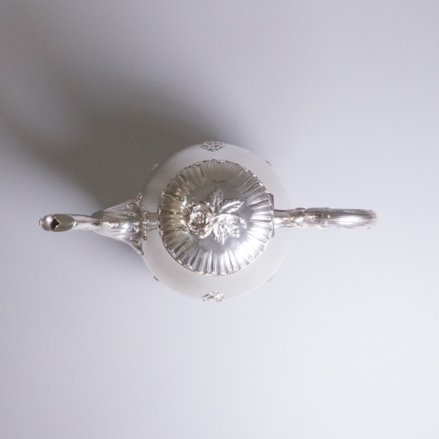 フランス 1880年代 シルバー 純銀製フランスコーヒーポット ECJPTD0074