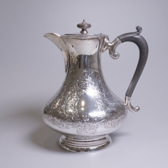 イギリス 1900年代 シルバー 純銀製花紋ティーサービス4点 ECJPTD0076