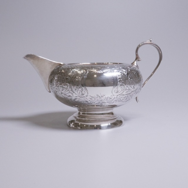 イギリス 1900年代 シルバー 純銀製花紋ティーサービス4点 ECJPTD0076