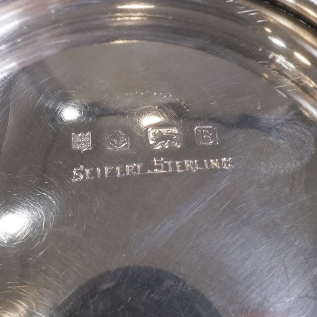 イギリス 1900年代 シルバー 純銀製花紋ティーサービス4点 ECJPTD0076