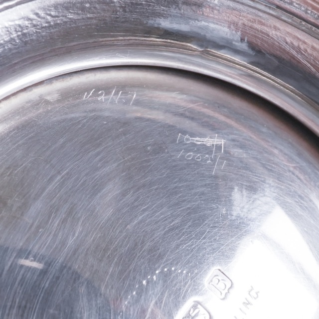 イギリス 1900年代 シルバー 純銀製花紋ティーサービス4点 ECJPTD0076