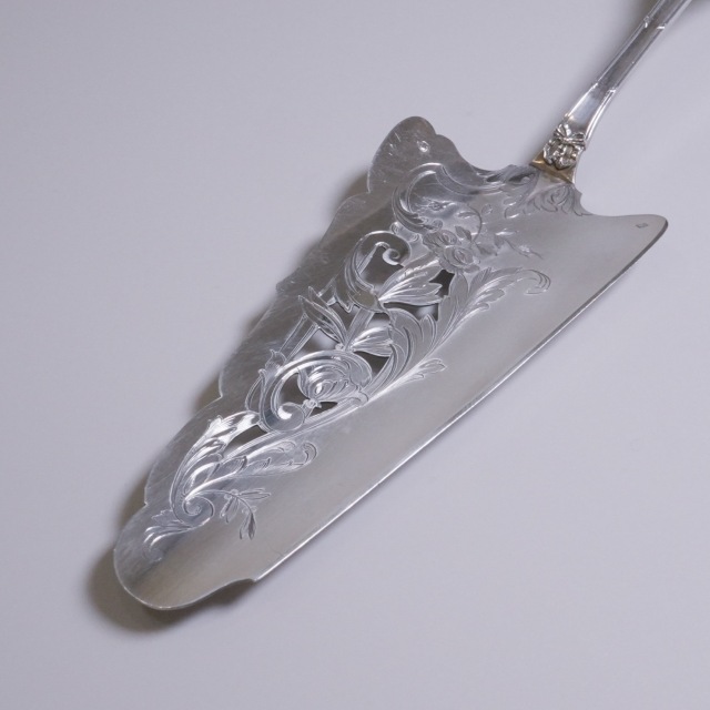 フランス 1800年代 シルバー 純銀製ケーキサーバー ECJPTD0078