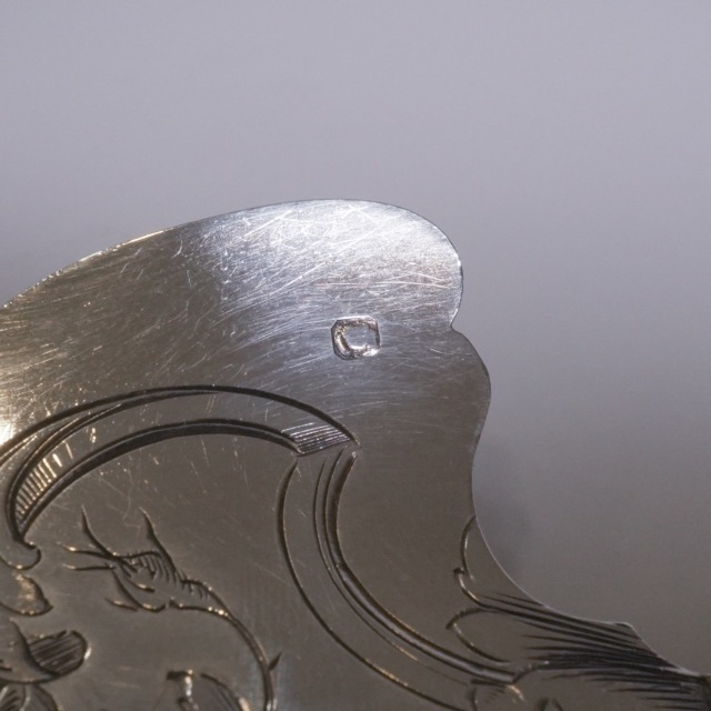 フランス 1800年代 シルバー 純銀製ケーキサーバー