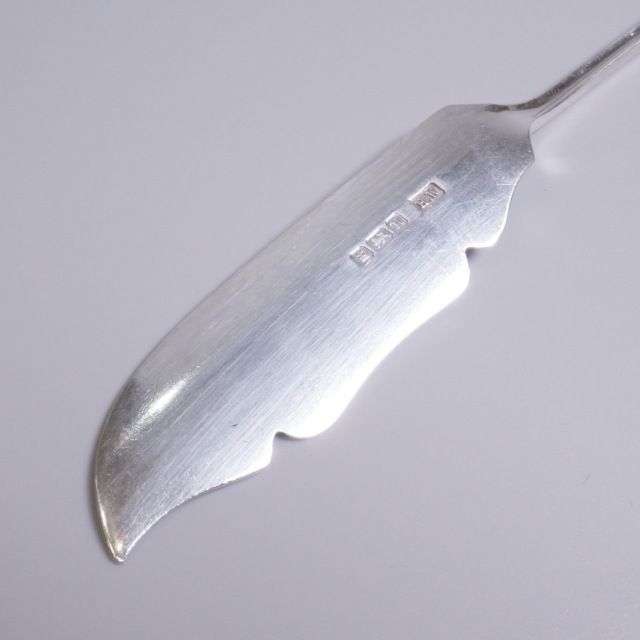 イギリス 1900年代 シルバー 純銀製バターナイフ2本セット（箱入） ECJPTD0080