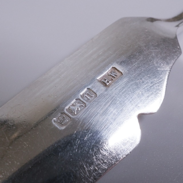 イギリス 1900年代 シルバー 純銀製バターナイフ2本セット（箱入） ECJPTD0080