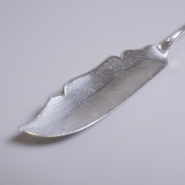 イギリス 1900年代 シルバー 純銀製バターナイフ2本セット（箱入） ECJPTD0080