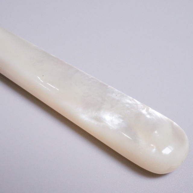 イギリス 1890年代 シルバー 純銀製白蝶貝デザートセット ECJPTD0082