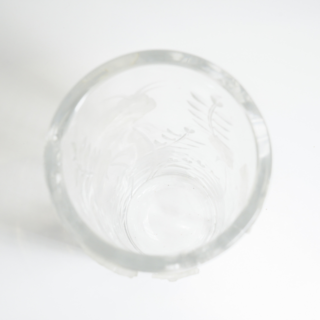 フランス 1970年代 ガラス フラワーベース ECJPTS0027