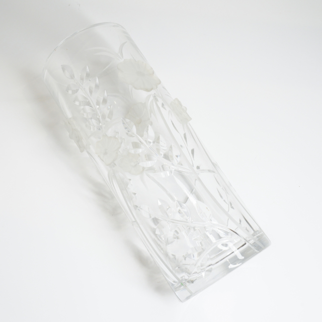 フランス 1970年代 ガラス フラワーベース ECJPTS0027