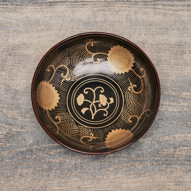 ウッド ラッカー 金ラン手蒔絵小鉢 ECJPYT0014