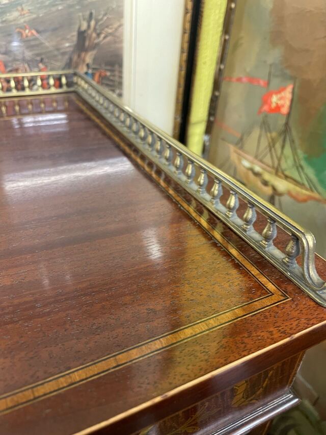 イギリス 1900年代 マホガニー ガラスキャビネット