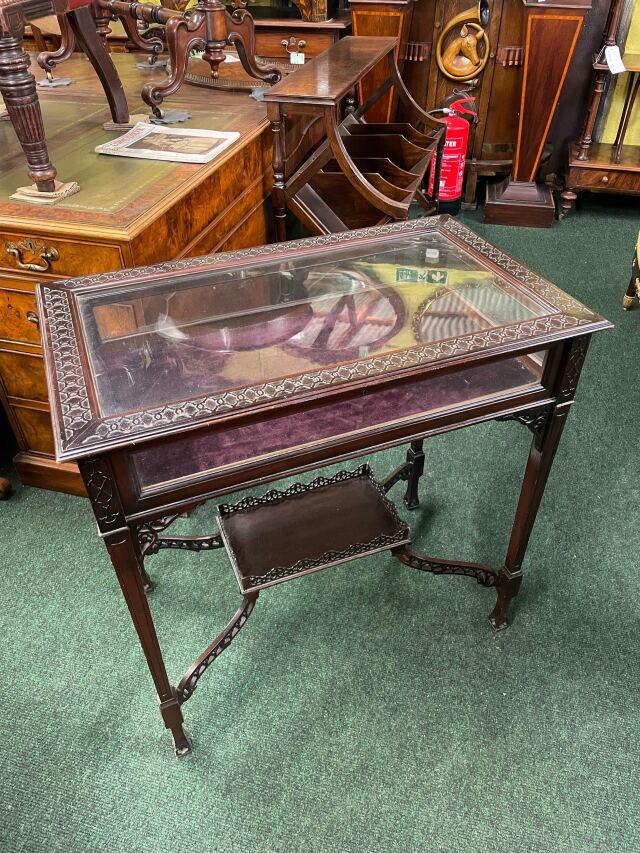 イギリス 1900年代 マホガニー ジュエリーケース ECUKBW0018