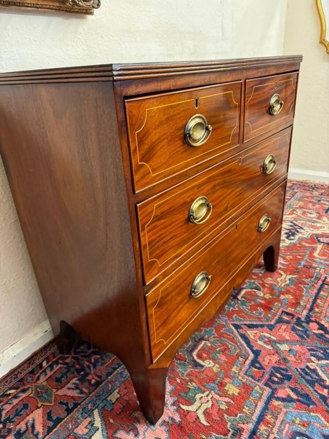 イギリスビンテージ　イギリス　チェスト　マホガニー イギリス 1810年代 マホガニー チェスト