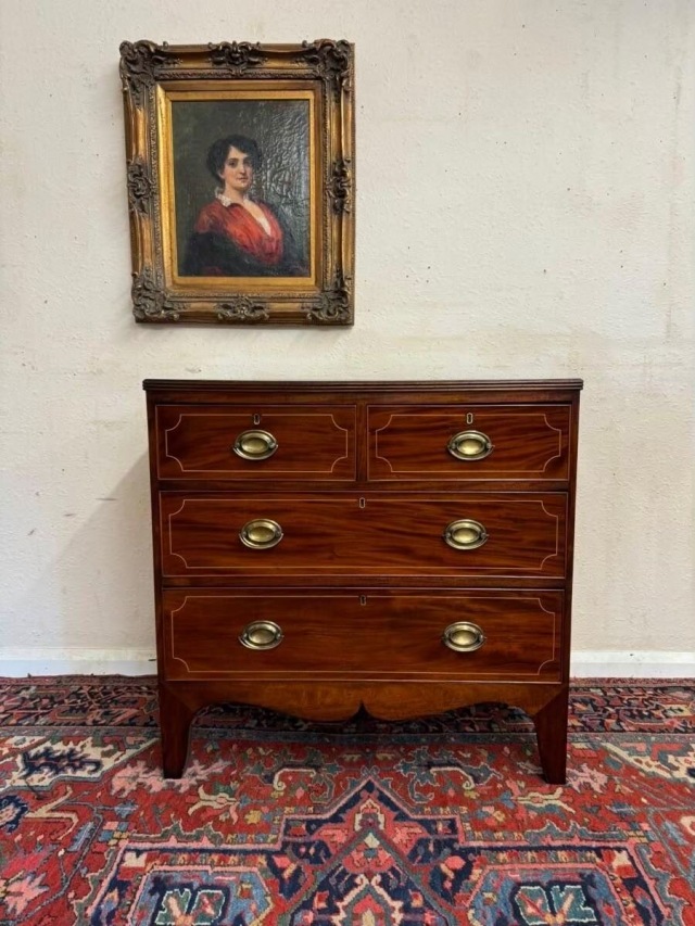 イギリスビンテージ　イギリス　チェスト　マホガニー イギリス 1810年代 マホガニー チェスト