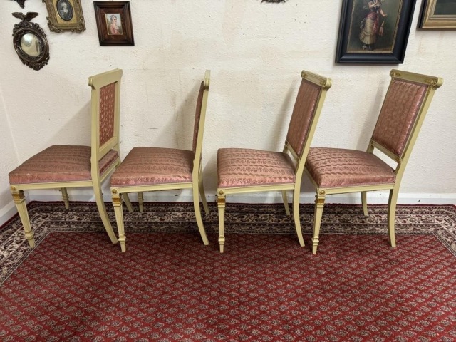 フランス 1880年代 ギルトウッド チェア4点セット