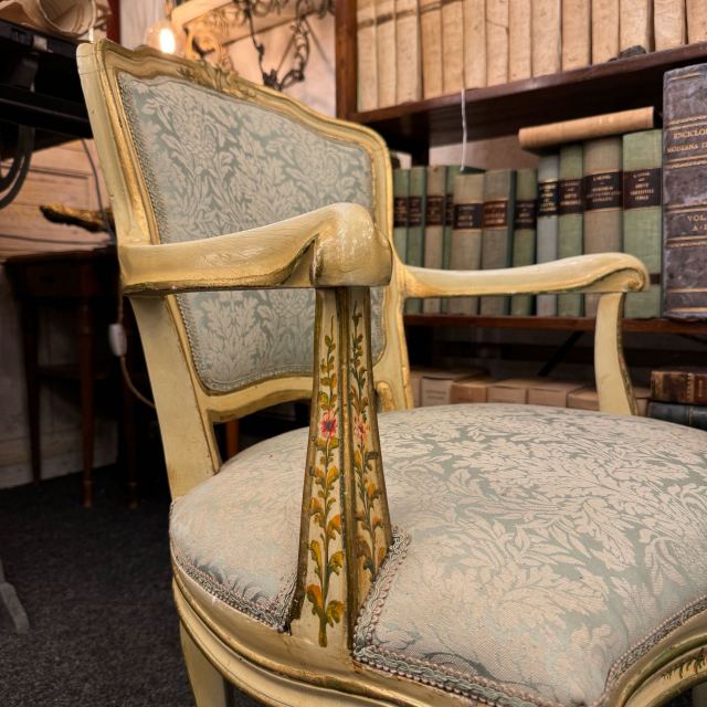 イタリア 1910年代 ウッド ファブリック チェア ペア