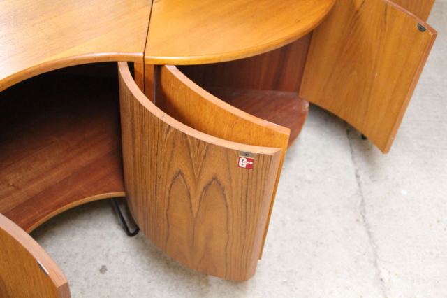 イギリス 1960年代 チーク G-PLAN ジープラン ヘアピンレッグコーナー