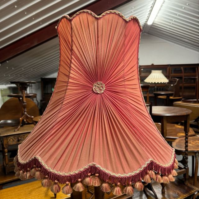 イギリス 1920年代 オーク フロアランプ