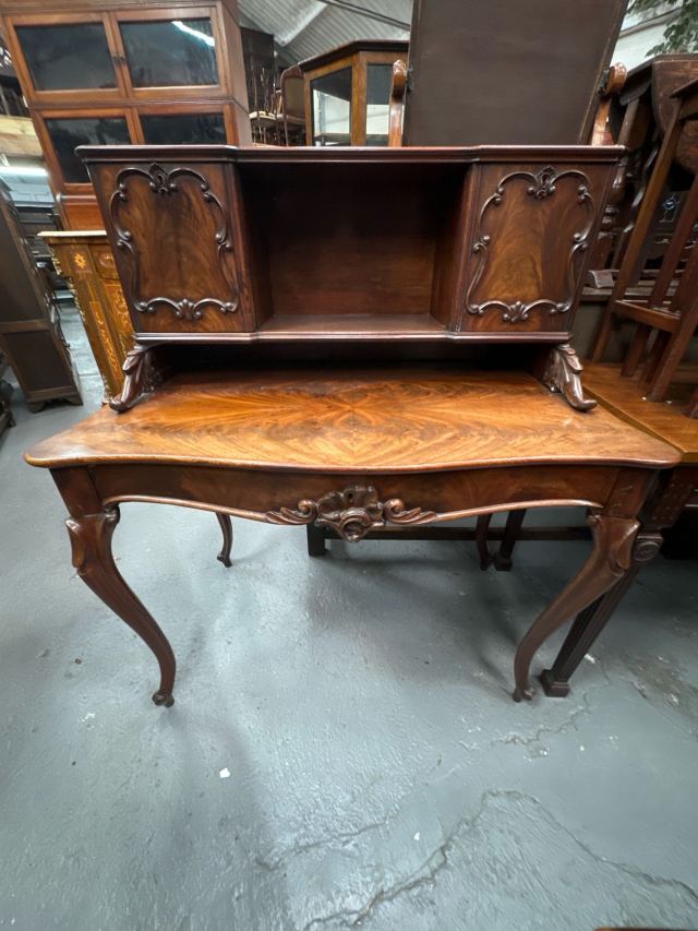 フランス 1890年代 マホガニー デスク