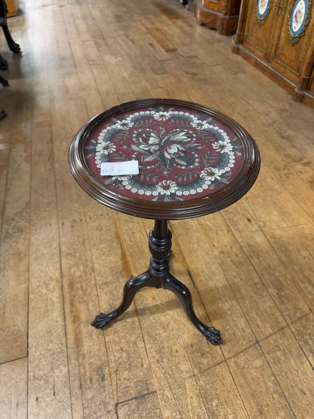 イギリス 1910年代 オーク タイルトップテーブル