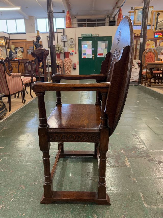 イギリス 1920年代 オーク モンクスチェア