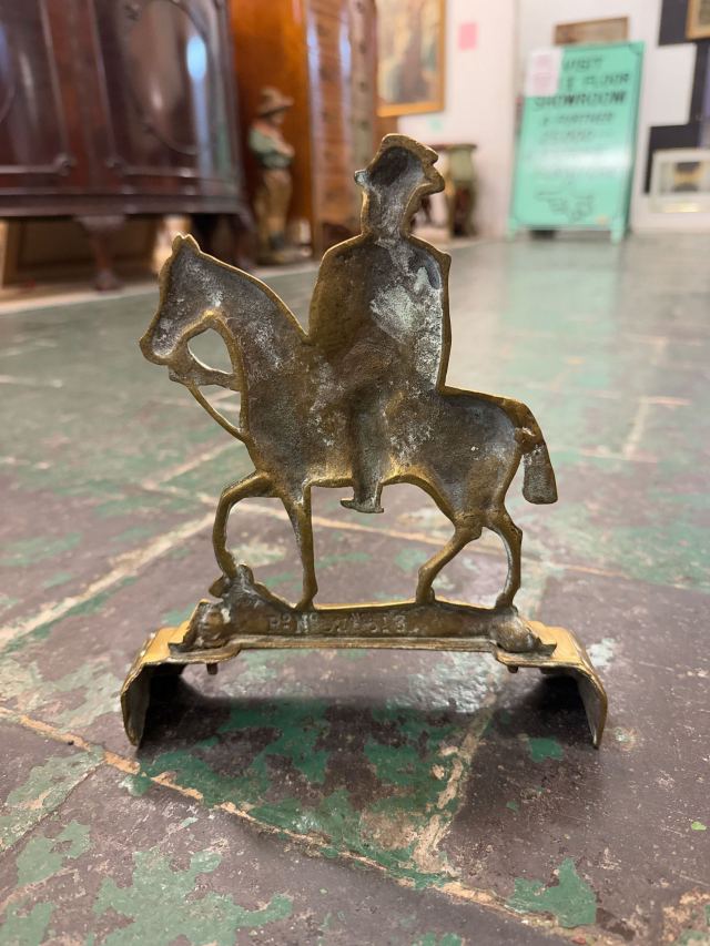 イギリス 1910年代 真鍮 ペアドアストッパー