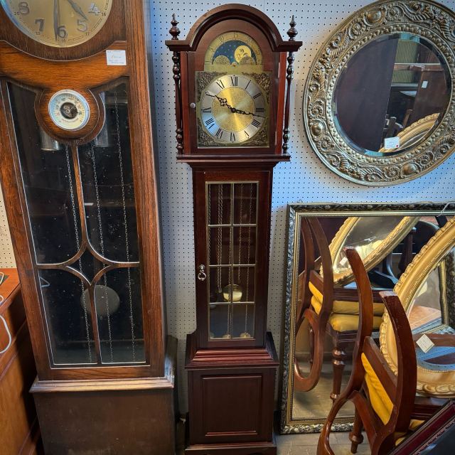 イギリス 1920年代 マホガニー ホールクロック