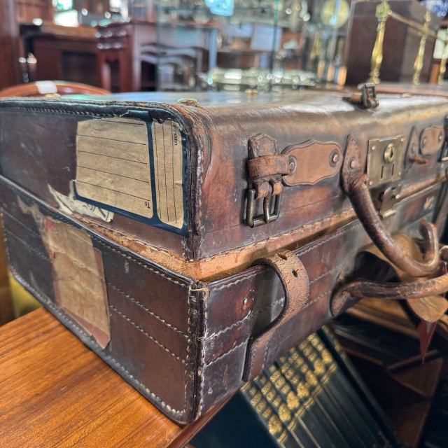 アメリカ 1920年代 レザー レザートランクケース