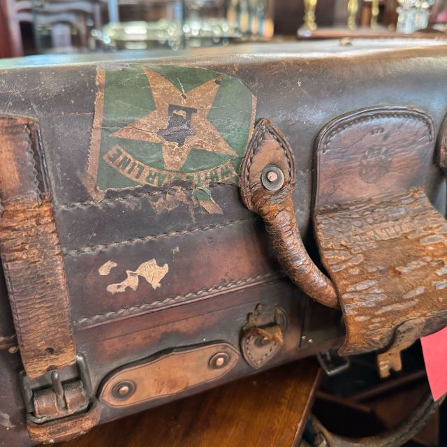 アメリカ 1920年代 レザー レザートランクケース