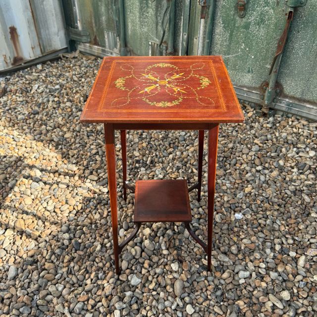 全日本送料無料 イギリス 1910年代 オーク タイルトップテーブル 家具