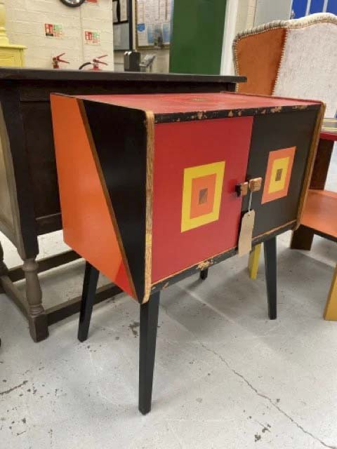 イギリス 1960年代 オーク レコードキャビネット
