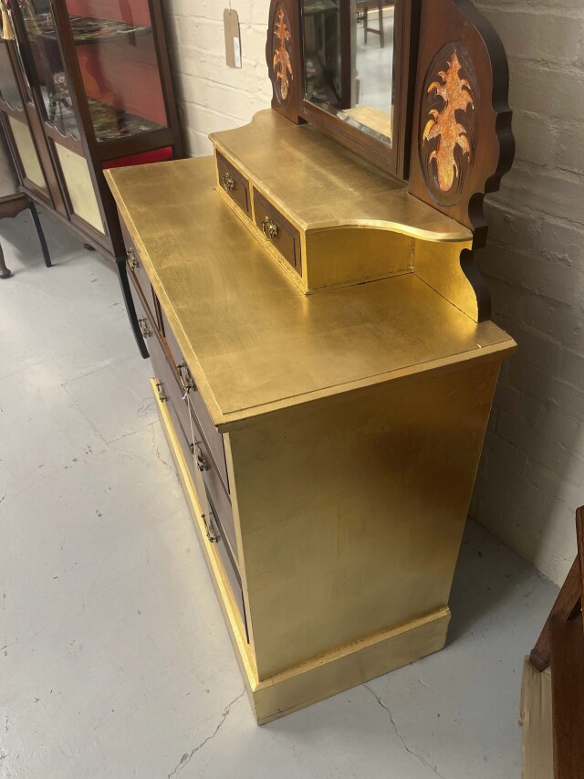 イギリス 1890年代 マホガニー ドレッサー EC-05430
