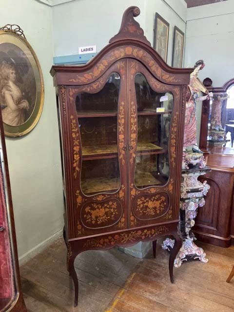 イギリス 1930年代 マホガニー ガラスキャビネット