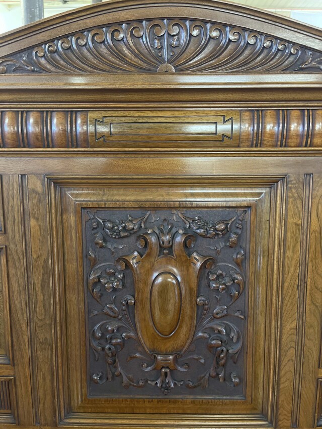 イギリス 1890年代 ウォールナット ベンチ EC-05282