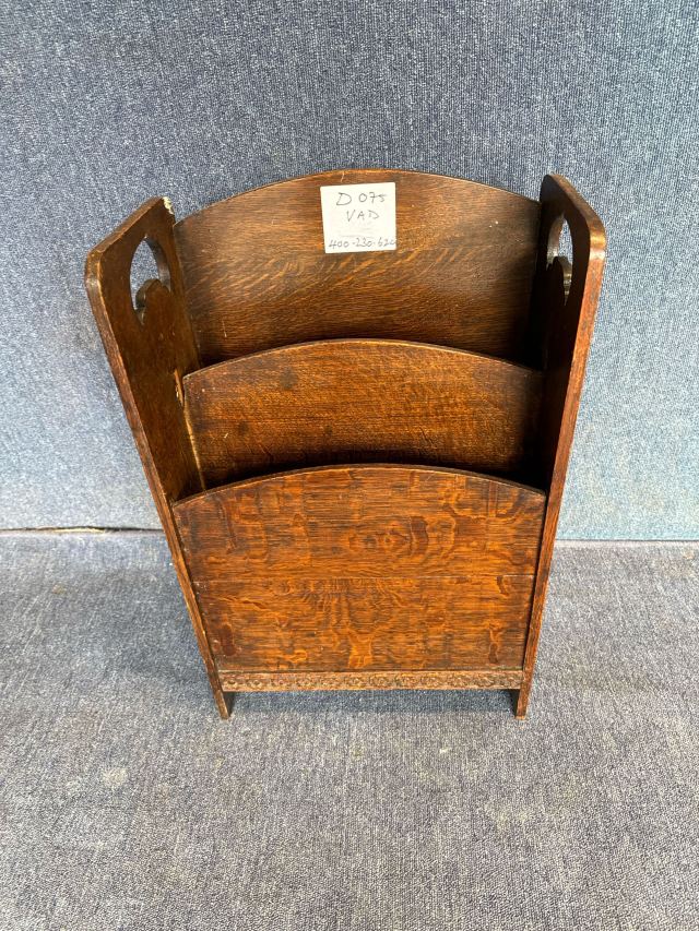 イギリス 1930年代 オーク マガジンラック