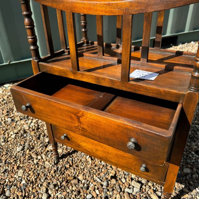 イギリス 1920年代 マホガニー マガジンラック