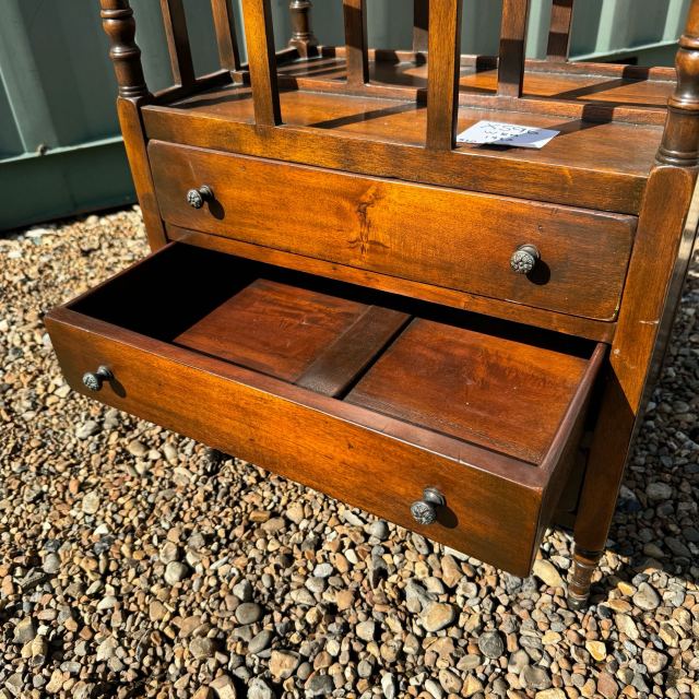 イギリス 1920年代 マホガニー マガジンラック