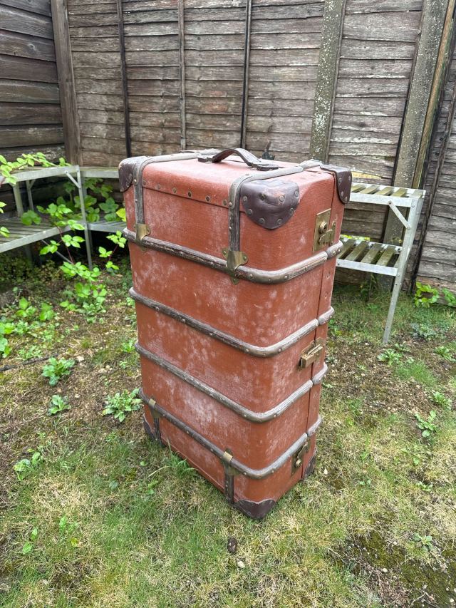イギリス 1900年代 キャンバス トランク ECUKNW0007