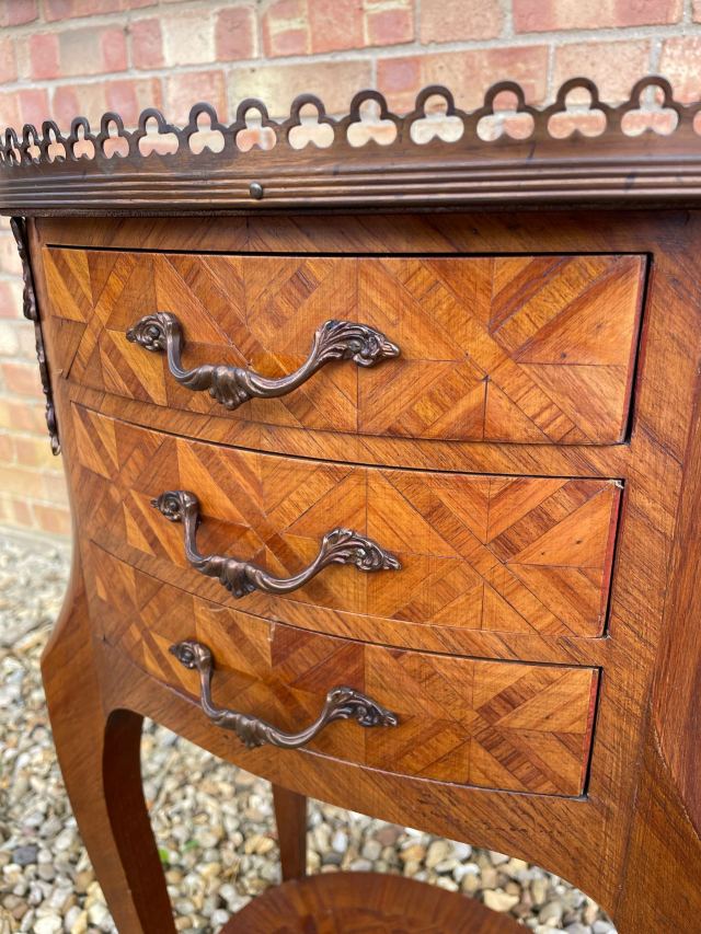 フランス 1930年代 キングウッド 真鍮 ベッドサイドチェスト