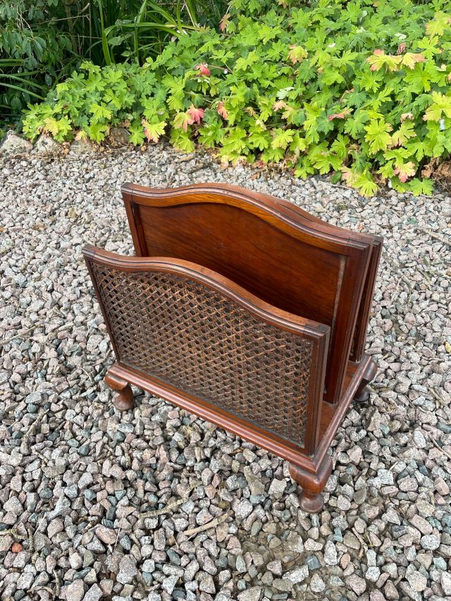 イギリス 1920年代 マホガニー マガジンラック